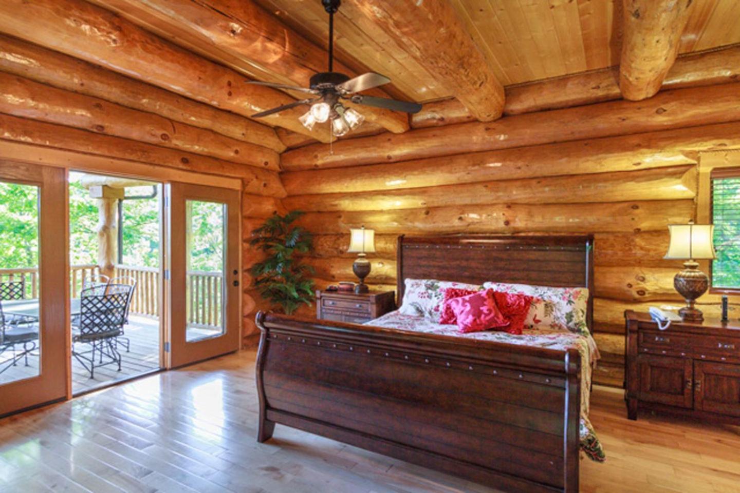 Big Bear Ridge Lodge: Mountain View Log Cabin Retreat Gatlinburg Exterior photo