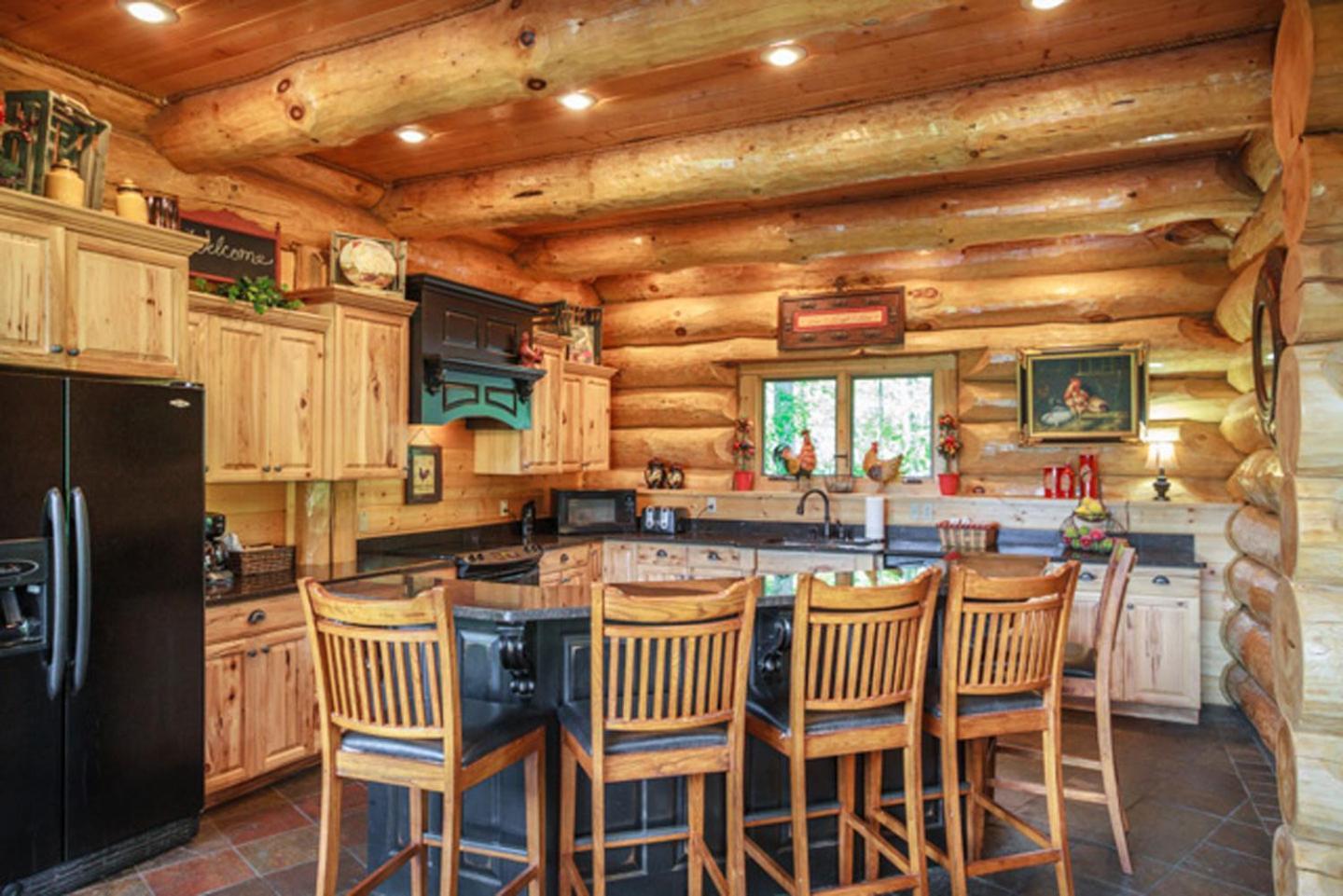 Big Bear Ridge Lodge: Mountain View Log Cabin Retreat Gatlinburg Exterior photo